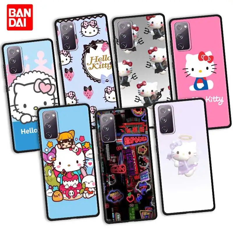 

Hello Kitty 3d Coloring Angel Phone Case for Samsung Galaxy S20 FE S21 S10 S9 Plus Ultra 5G S20fe S21fe S20ultra Cover Silicone