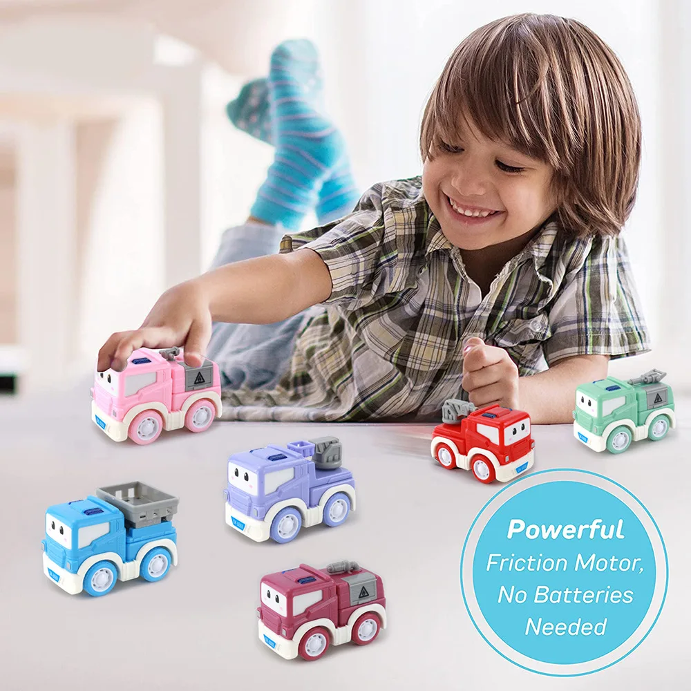 6 шт. Детский конструктор пожарная машина |