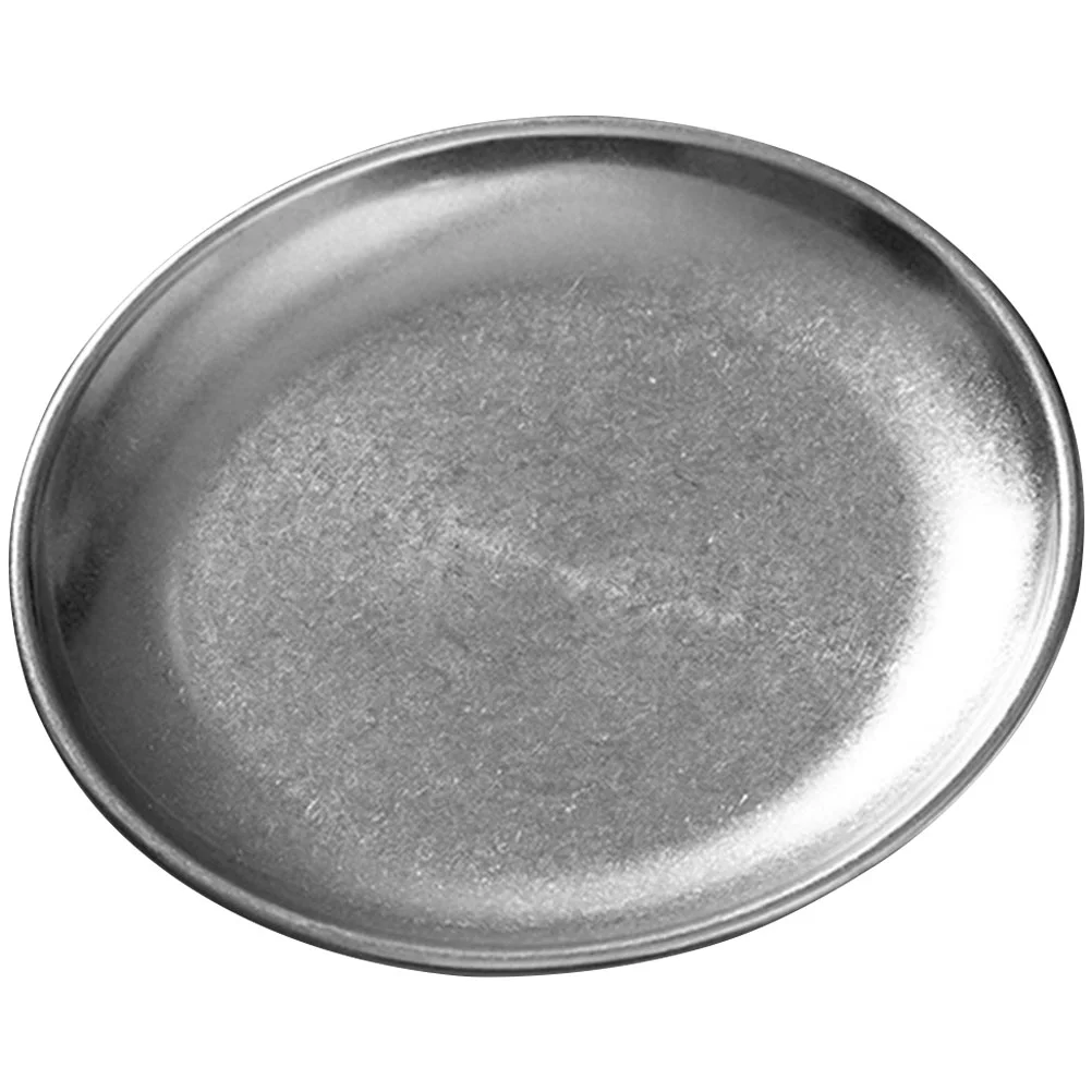 

Vintage Barbecue Plate Snack Dish Shatterproof Western Food Dishwasher Safe Korean Style
