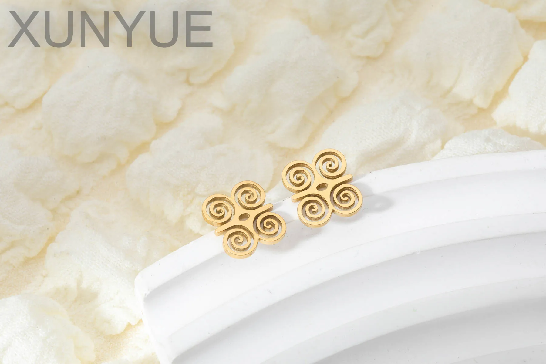 Пользовательские африканские Подвесные серьги Adinkra символы для женщин Gye Nyame из