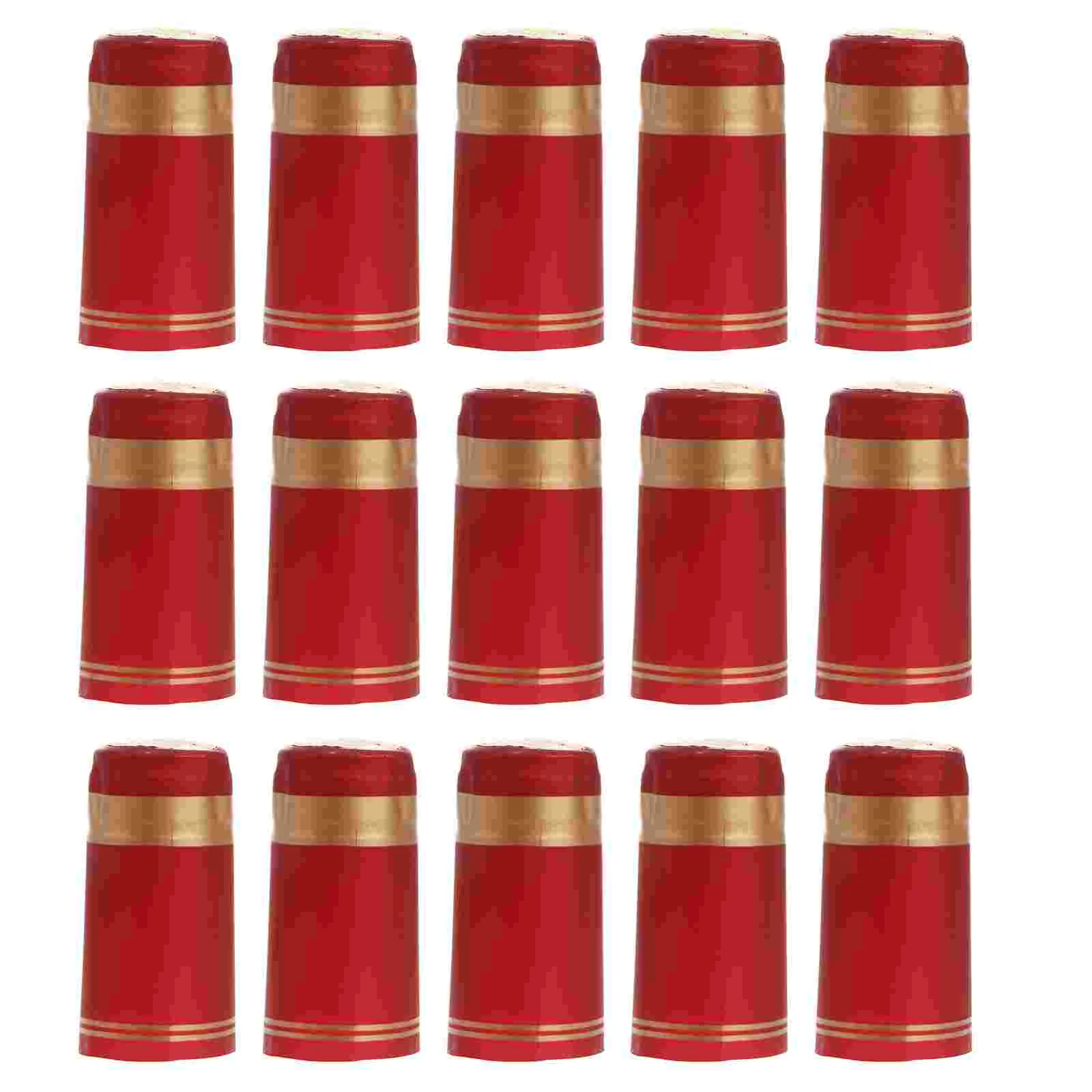 

100PCS Heat Shrink Capsules, Shrink Wrap Caps Bottle Corks Capsules for Cellars and Home Use ( Red )