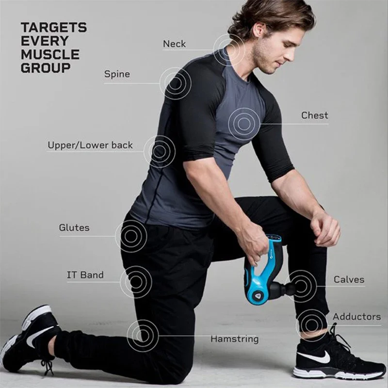 Новый массажер для оптовых продаж Многофункциональный массажный пистолет по