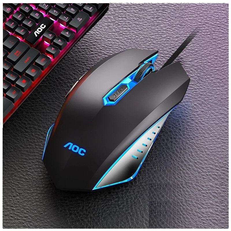 

USB wired luminous game mouse