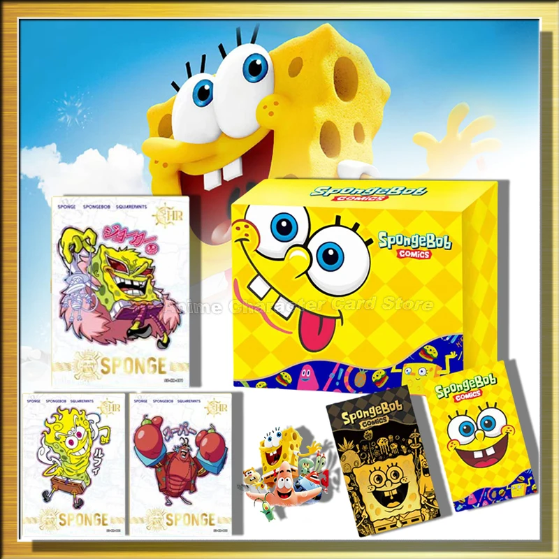 

SpongeBob SquarePants Card Explore The Beechburg Anime Character Patrick Star Bob Squidward Cute Funny Cards Kids Gift Toy