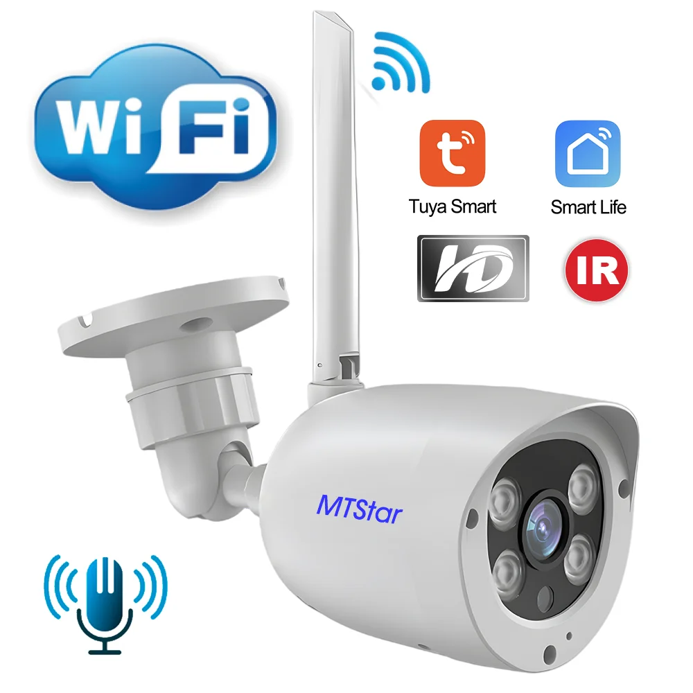 

Умная мини-камера с Wi-Fi, IP66, слотом для SD-карты