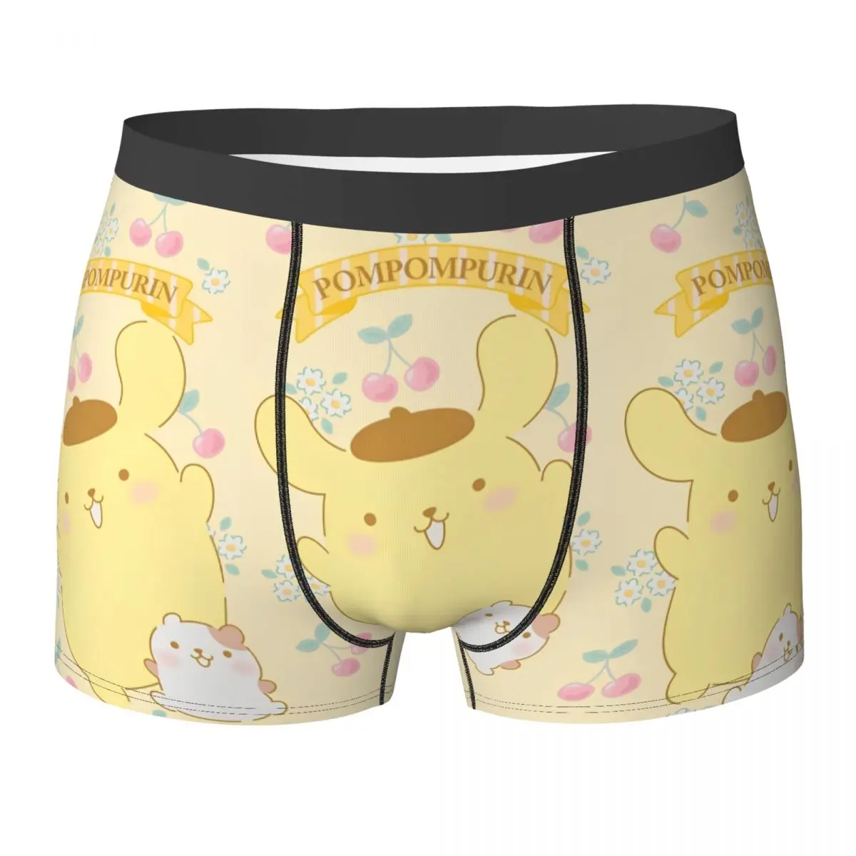 Нижнее белье Pom Purin Sanrio сексуальные мягкие трусы-боксеры для мужчин шорты-боксеры