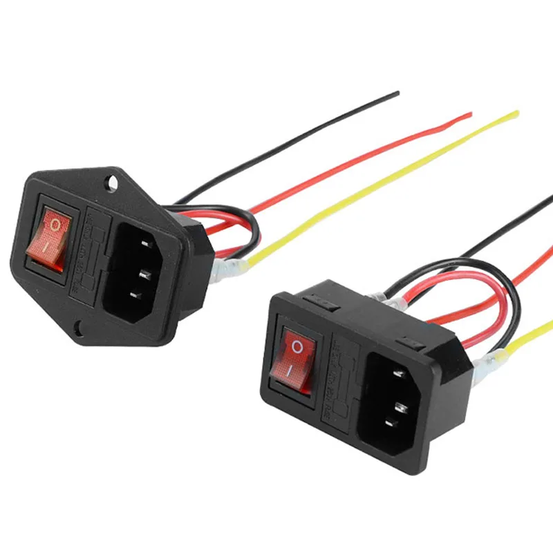 IEC320 C14 PDU UPS Плавленая розетка переменного тока проводной соединитель