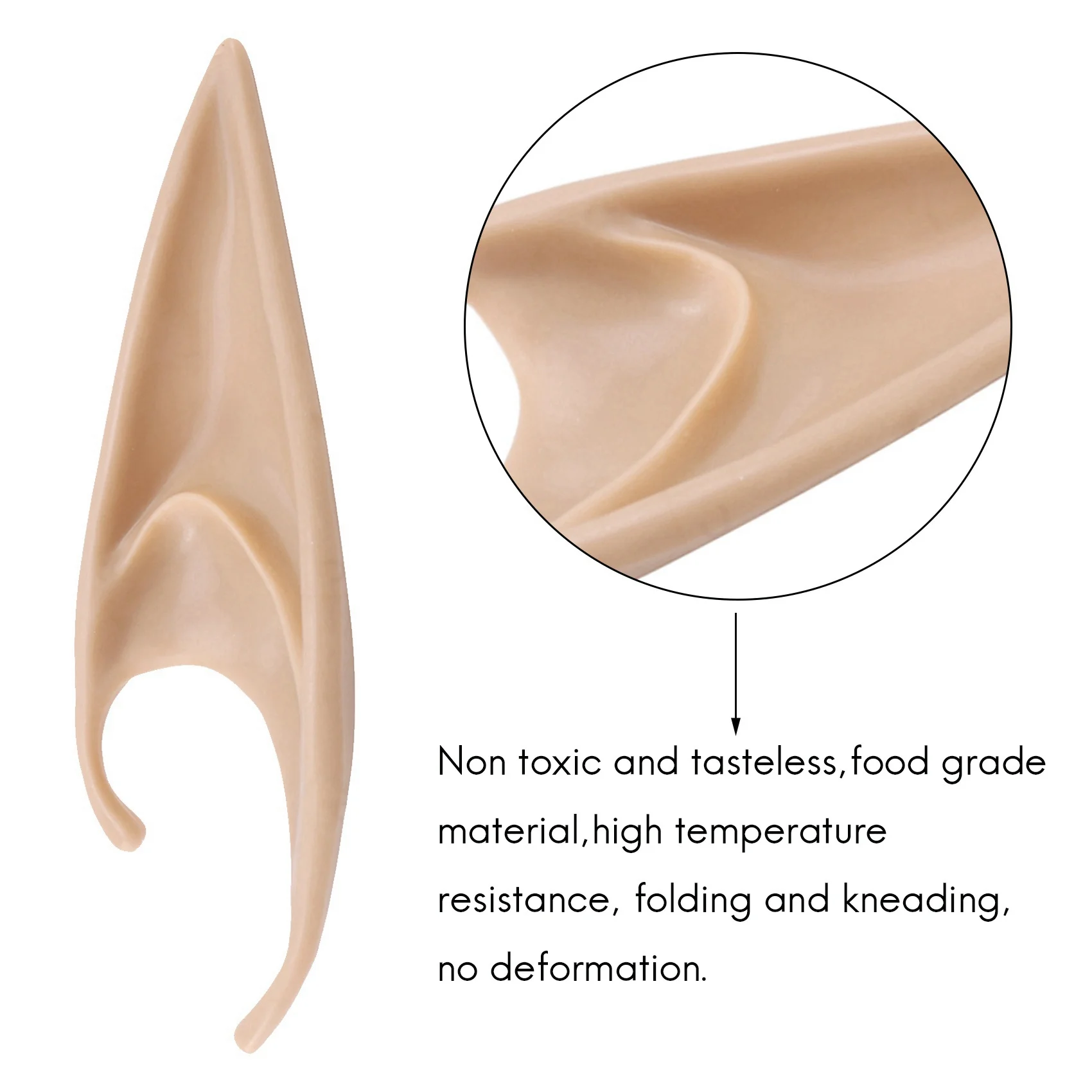 1 пара ПВХ Фея Пикси Поддельные Эльфийские Уши Хэллоуин Маска Новая Для Вечеринки