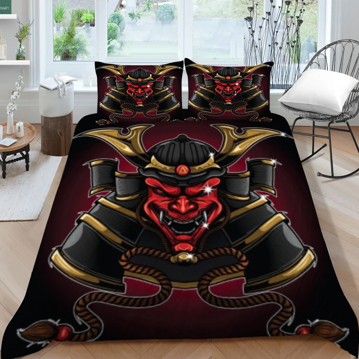 

Wholesale European Pattern Hot Sale Soft Bedding Set 3d Digital Skull Printing 2/3pcs Duvet Cover Set ES/DE/EU/AU/US Size