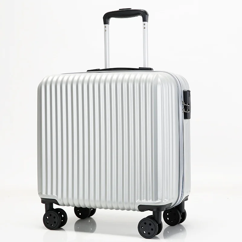 18 Inch Solid Color Mini Cute Boarding Travel Portable Case Password Trolley Case