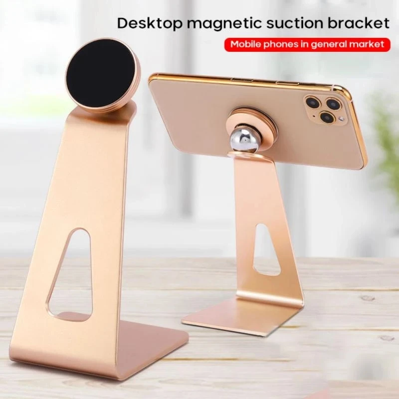 Magnetic Phone Holder For IPhone 12 Pro Max Samsung Xiaomi 360 Magnet Stand Mini Mount Desktop Tablet Stand Phone Accessories