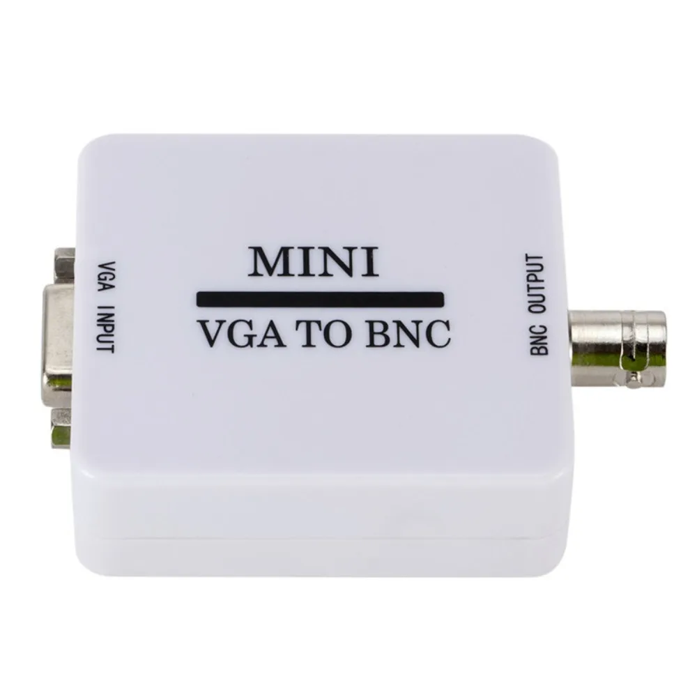 Видеоконвертер VGA в BNC Mini HD Преобразователь входов видео Коробка цифрового