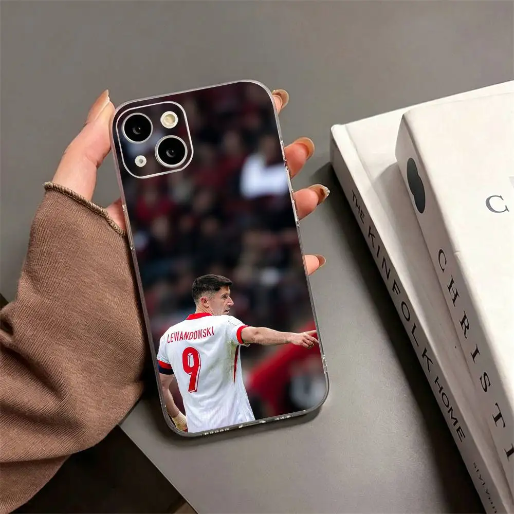 Фото Чехол для телефона Robert Lewandowski для iPhone 17, 16, 15, 14, 13, 12, 11 Plus, Pro Max, мягкий прозрачный чехол №4