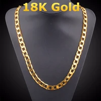 16 30 inch punk men classic figaro chain necklaces for men women long link chain necklaces hip hop jewelry gifts
