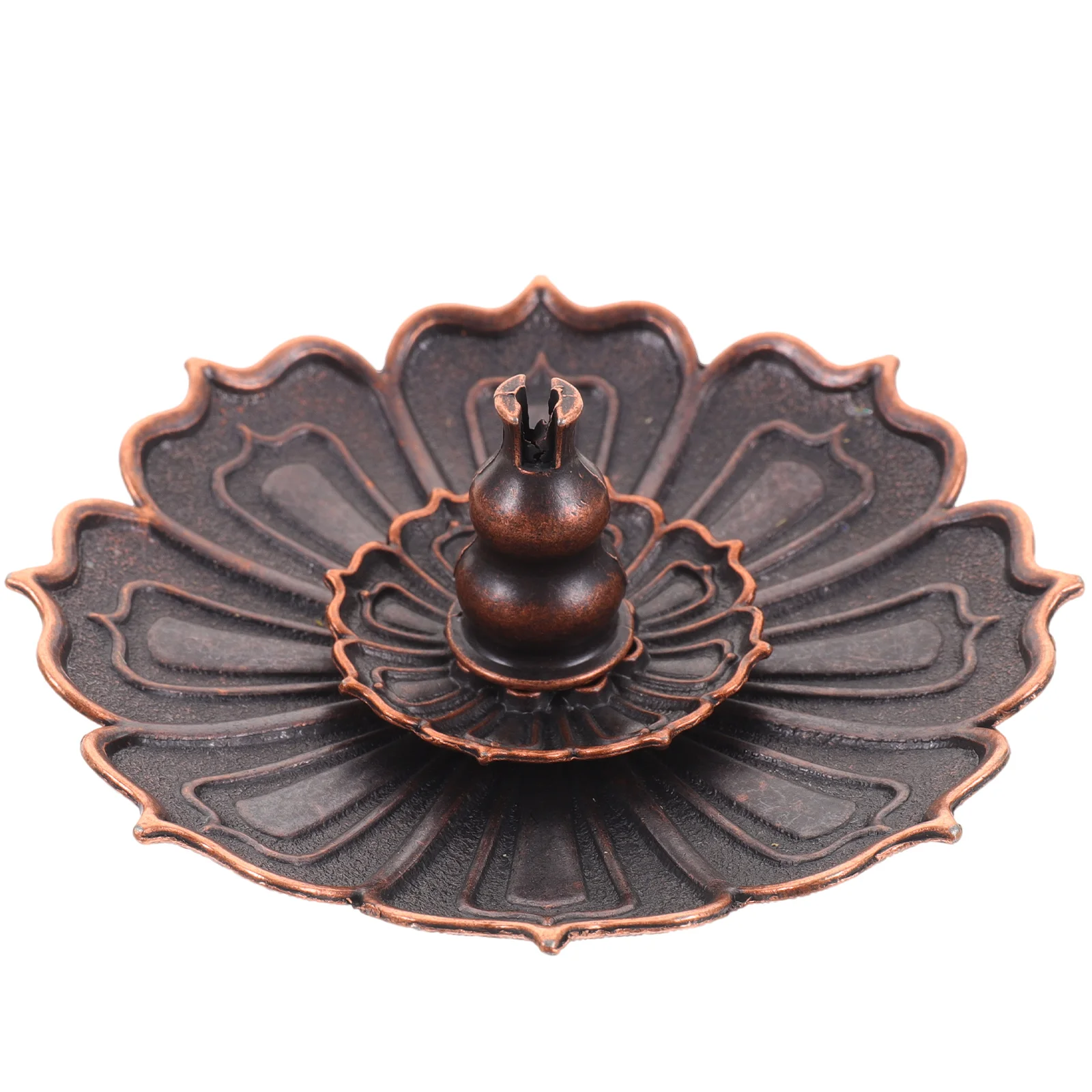

Lotus Holder Vintage Decor Burner Ornament Decorative Aroma Burner Alloy Table Decoration
