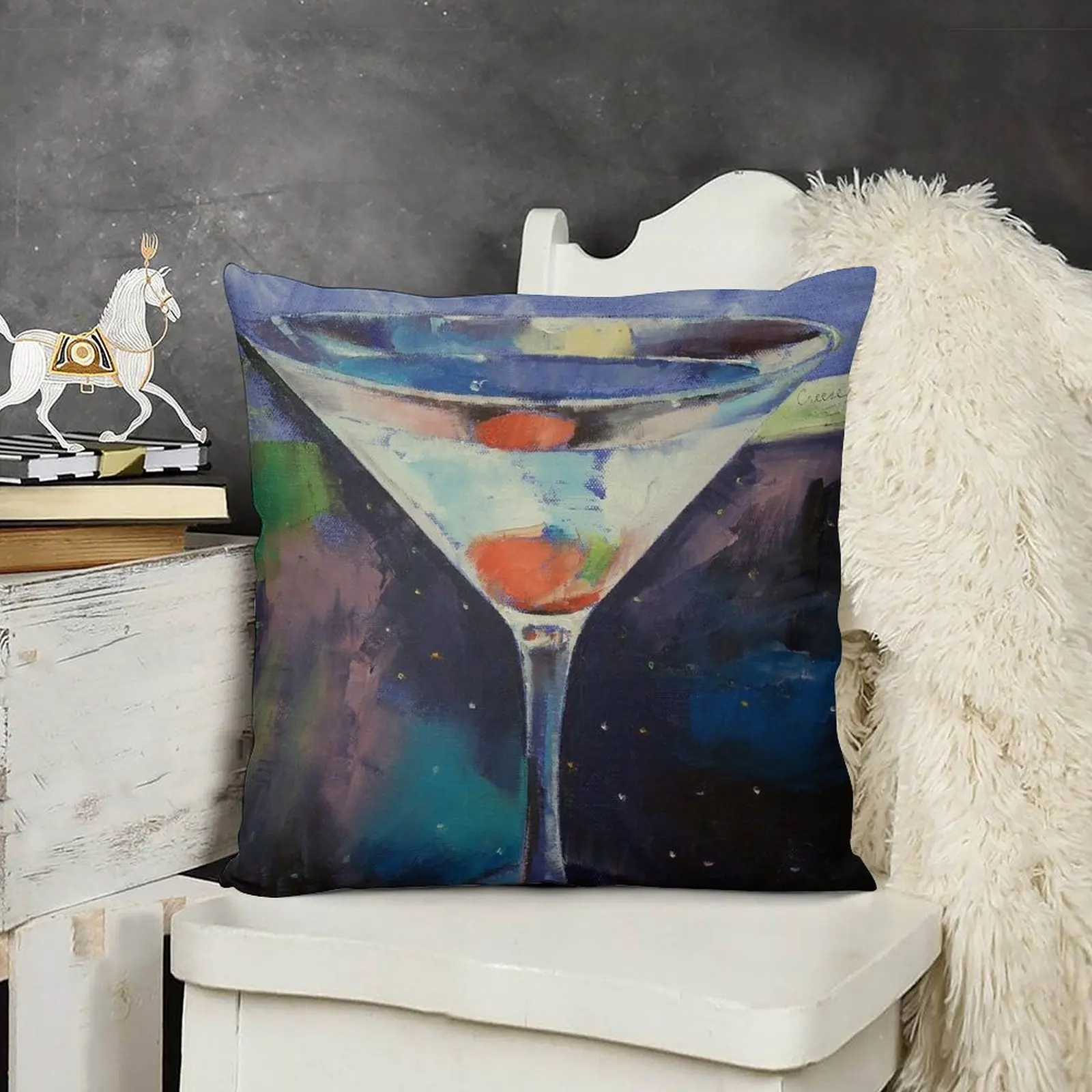 Bombay сапфировые мартини декоративные подушки для детей