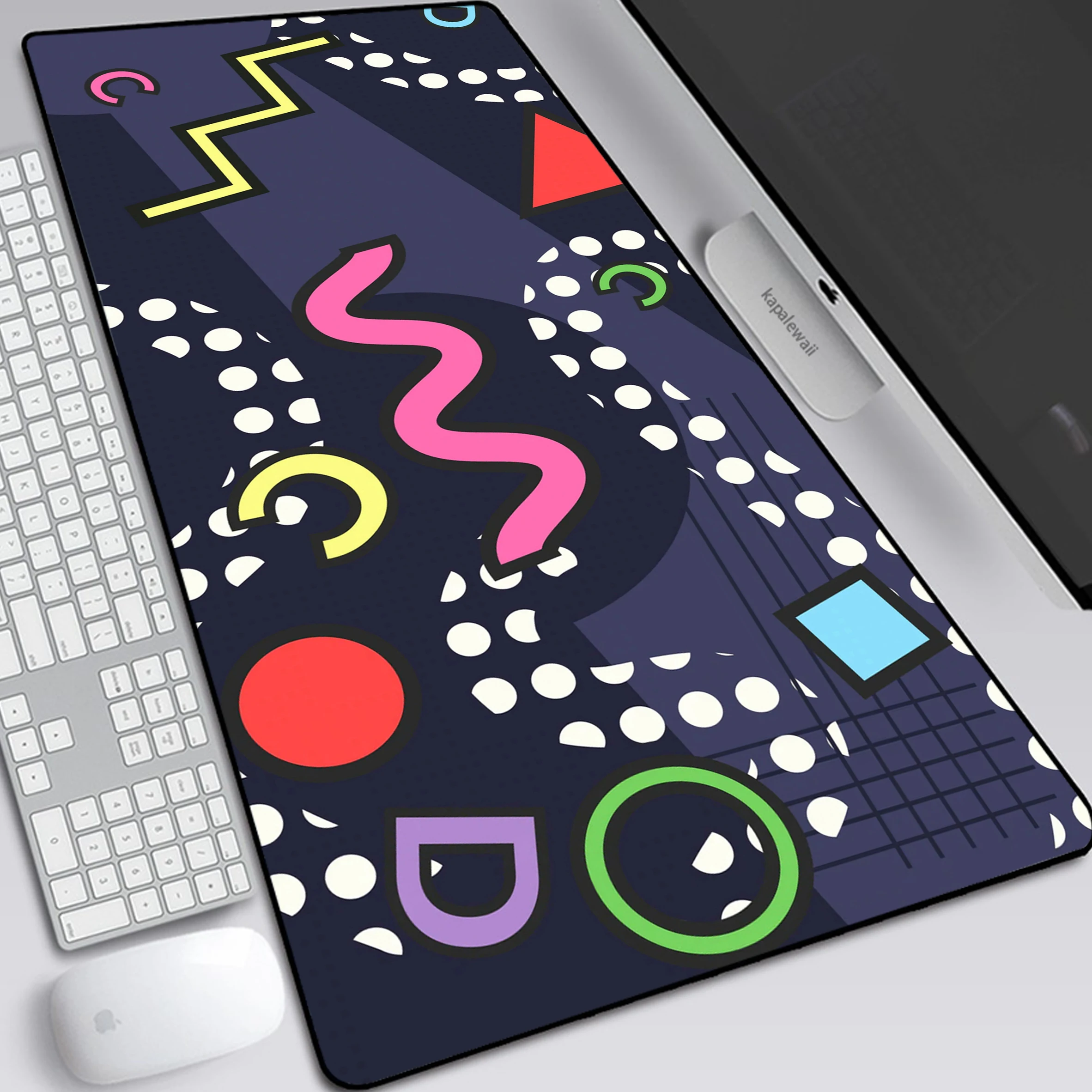 

Black And White Mousepad Mause Pad Art Mouse Mats Minimalist Mouse Pad Company Office Carpet Gamer Accessories Deskmat 90x40