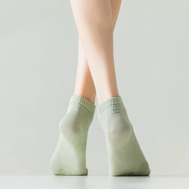 Non Slip Yoga Socks Women Pure Cotton Five Fingers Socks Gym Fitness Sport Socks Pilates Dance Ballet 5 Toe Socks Footwear Woman