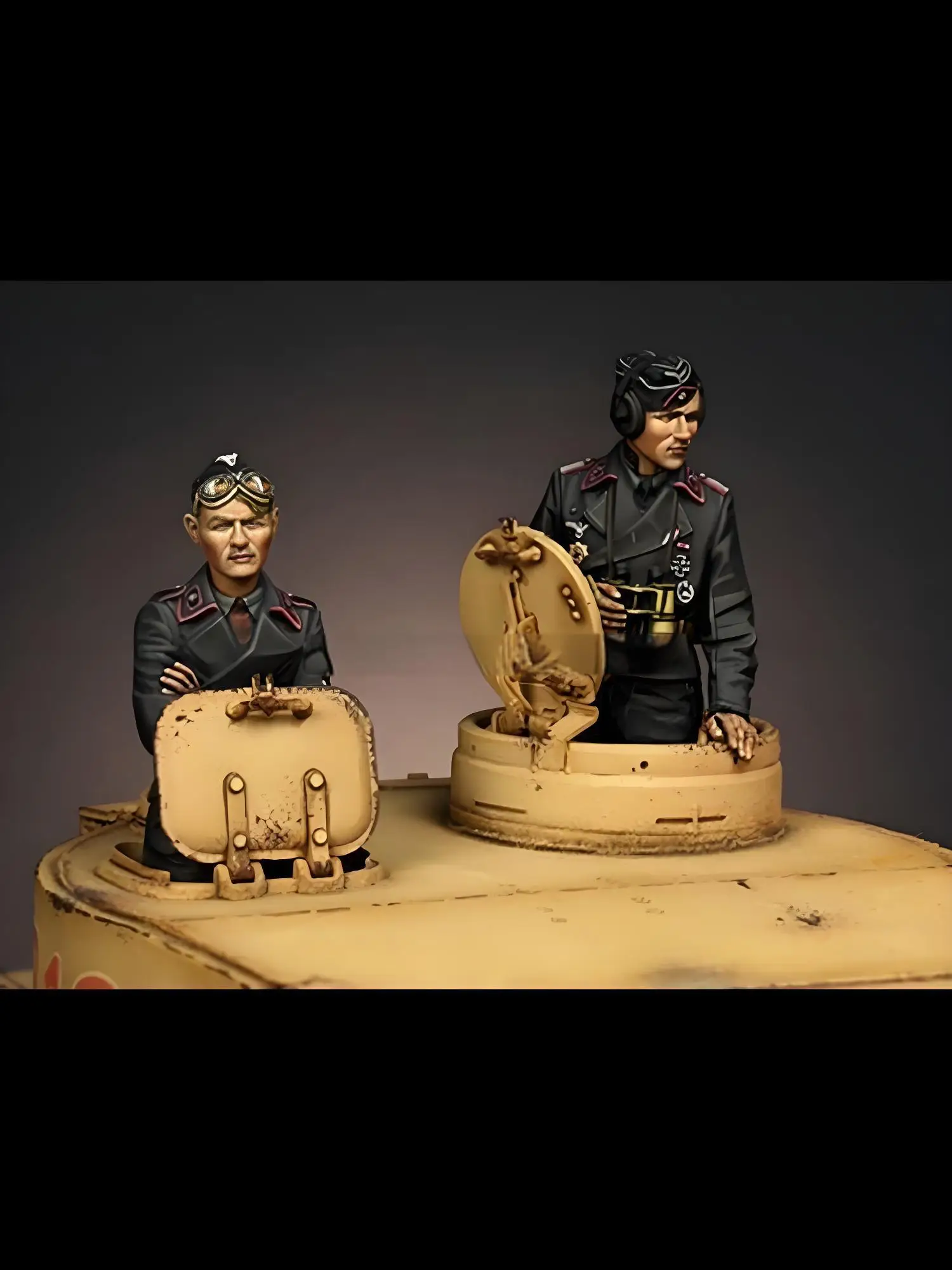 1/35 модель из смолы немецкая бронетанковая танк командная группа военная тема