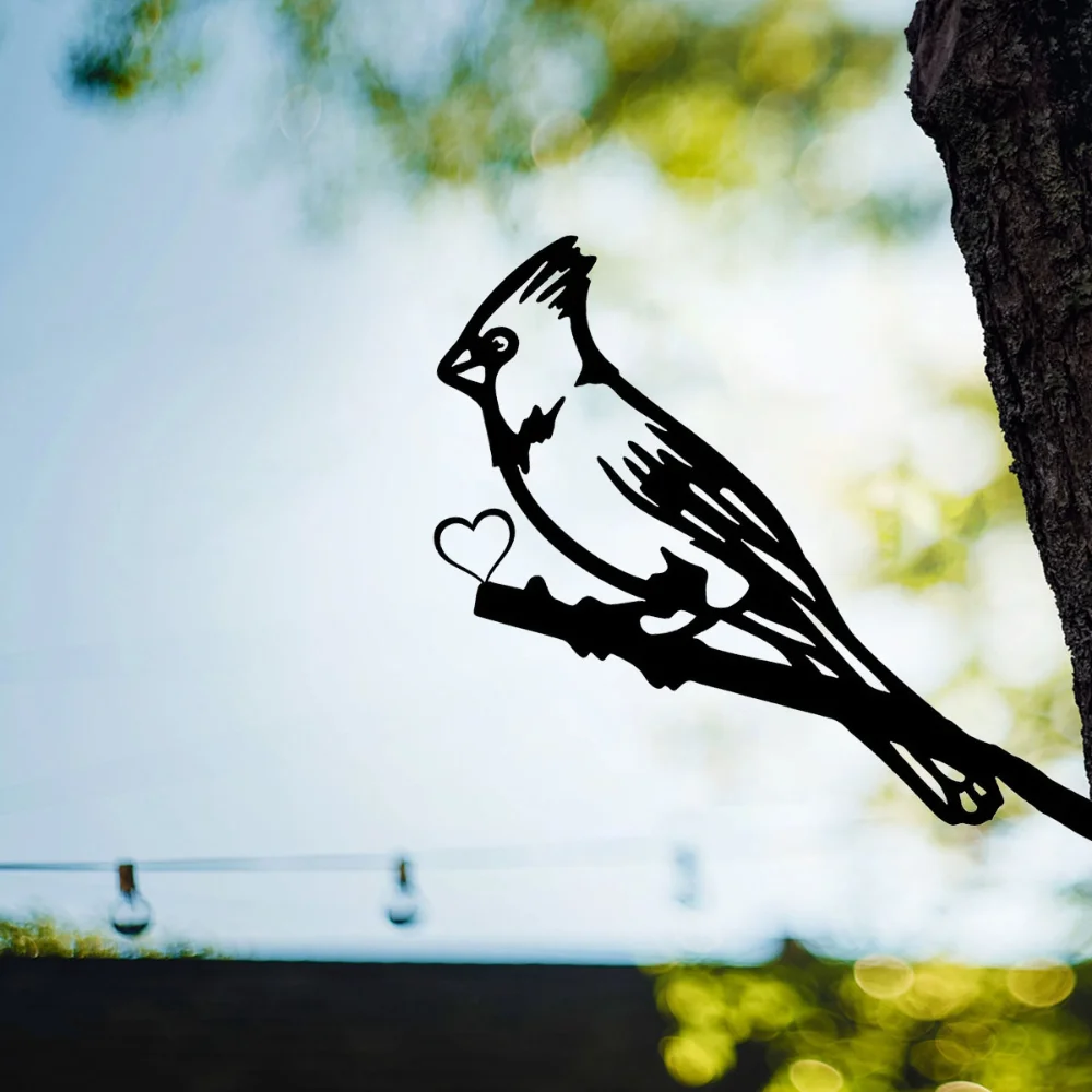 Металлический Скворечник Декоративный Садовый Кол С Дизайном Пилолетного