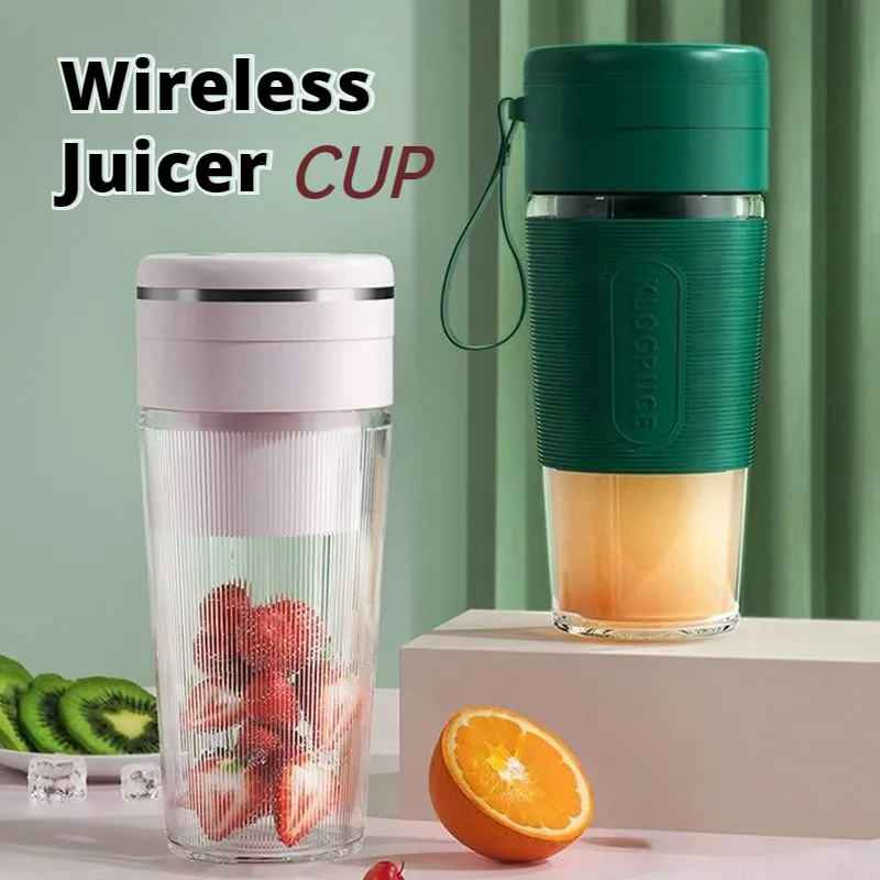 

Handheld Blender Portable Mini Mixer Rechargeable USB Electric Juicer Lemon Orange Squeezer Fresh Juice Cup