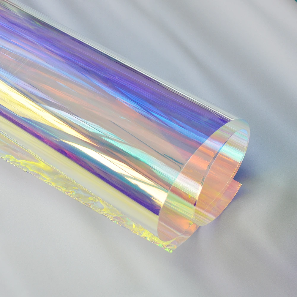 

Радужная односторонняя зеркальная оконная пленка 50x300 см, самоклеящаяся декоративная тонировка для конфиденциальности, виниловая Светоотр...