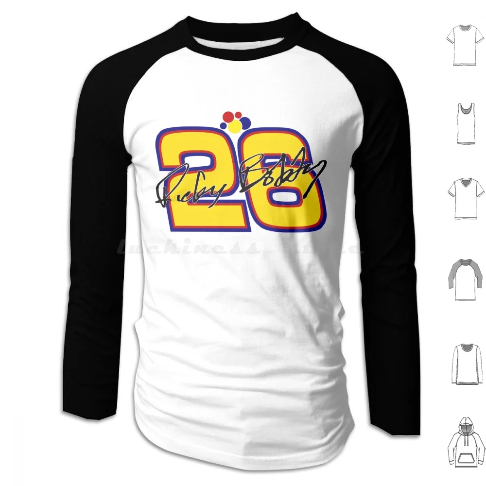 

Ricky Bobby Hoodies Long Sleeve Talladega Nights Will Ferrell Ricky Bobby 77Mongo Wonder Bread Racing John C Reilly