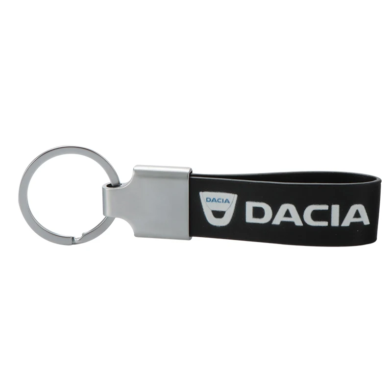 

3D Metal leather Car Styling Emblem Keychain Key Chain Rings For Dacia Lodgy 2 Mcv Sandero Duster Logan Sandero Dokker