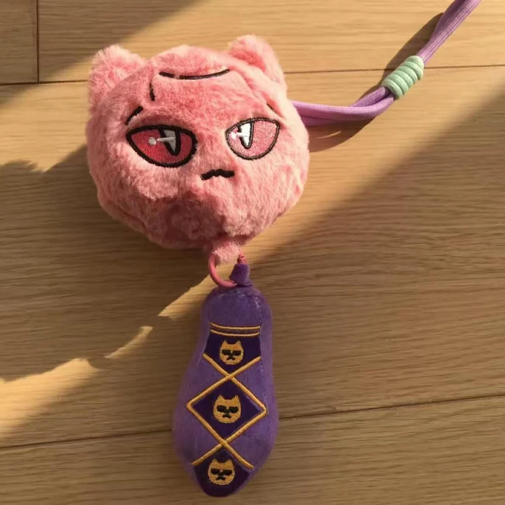 Аниме-брелок JOJO Kira Yoshikage для косплея, милая плюшевая хлопковая кукла, подвеска для рюкзака, брелок для ключей, рождественское украшение (art.: 3920d9c313fcd) - 3920d9c313fcd