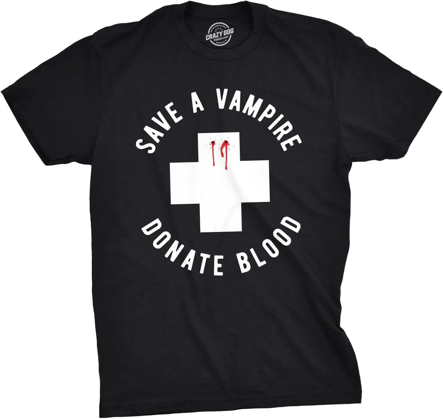 Мужская футболка с рисунком крови забавная вампира на Хэллоуин карикатурой пива