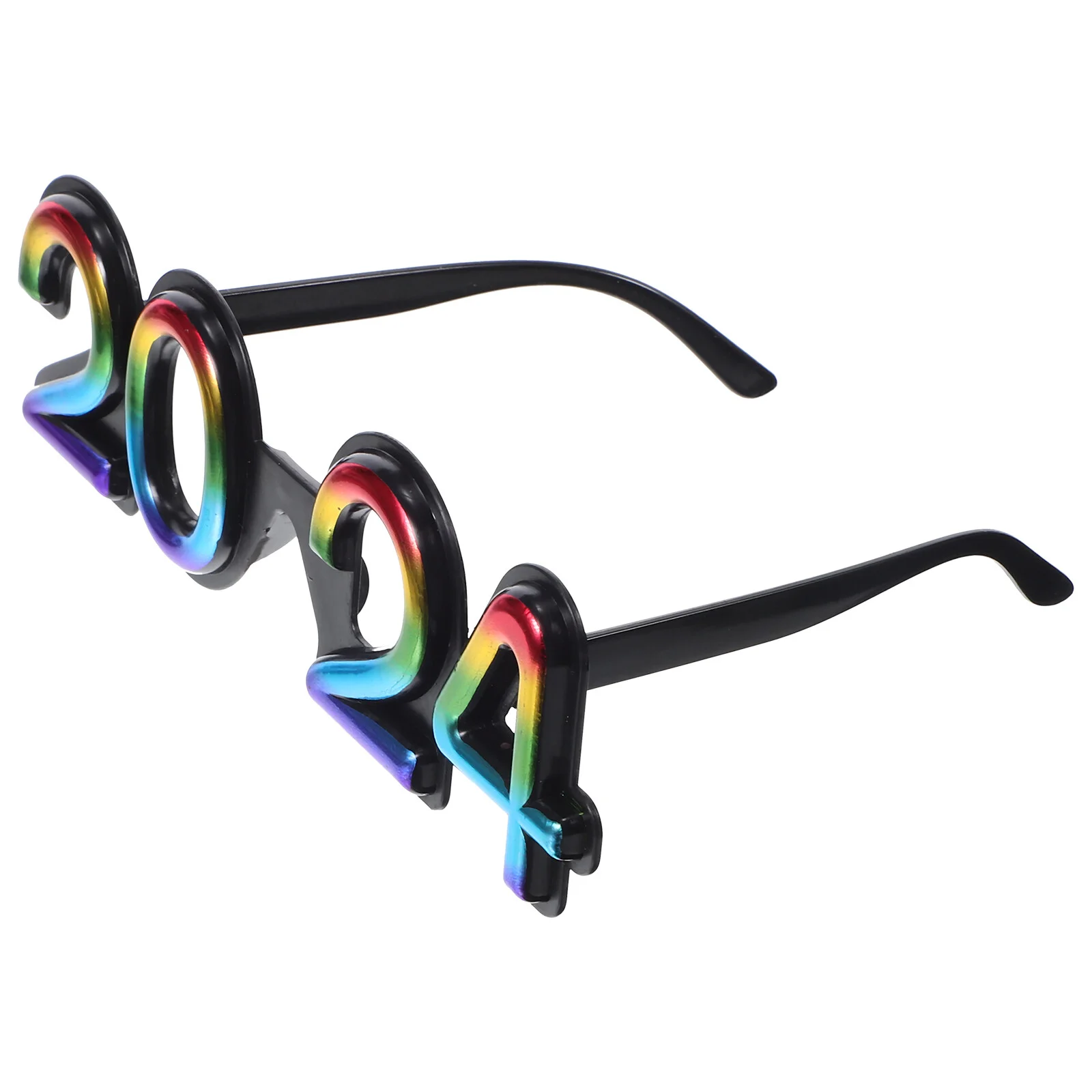 

Реквизит для выступлений цветные фотообои для выпускного пластиковые очки 2024 декоративные принадлежности для очков новогодний декор для моделирования Забавный