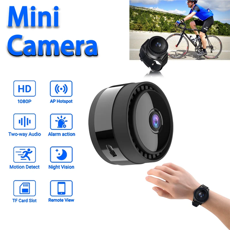 

Mini Watch Camera Micro Action Cam Wireless Surveillance Spia Body Video Recorder Hiden DVR Voice Smart Life Home Camcorder