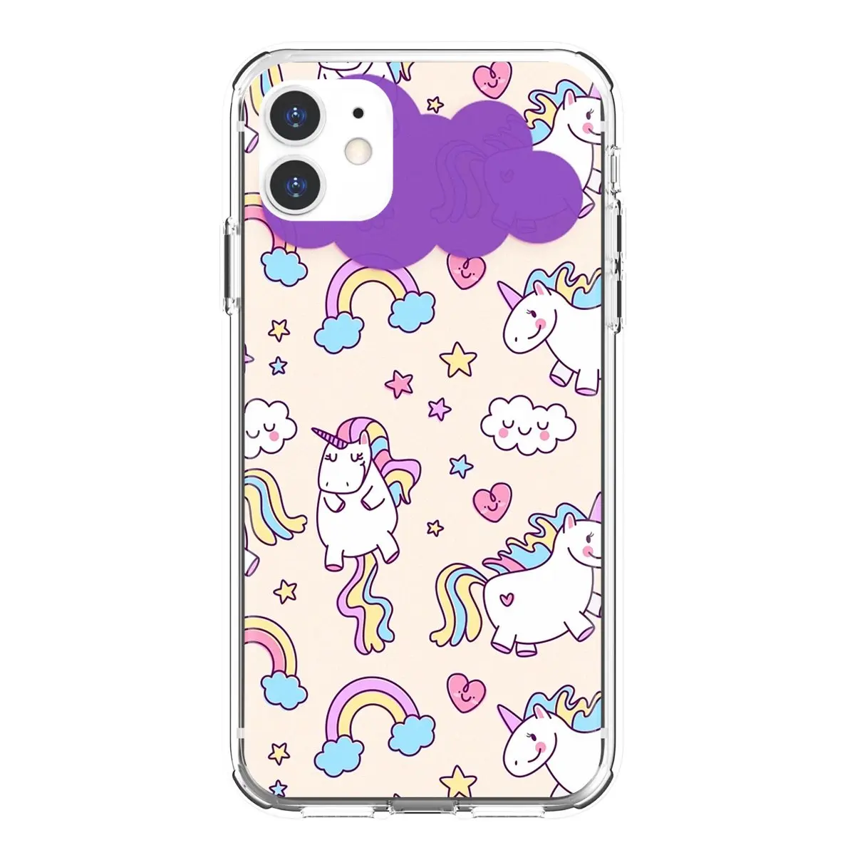 Мягкий чехол из ТПУ для Huawei Mate 20 30 40 7 8 9 10 Lite Pro P Smart 2018 2019 Plus G7 G8 с единорогом на