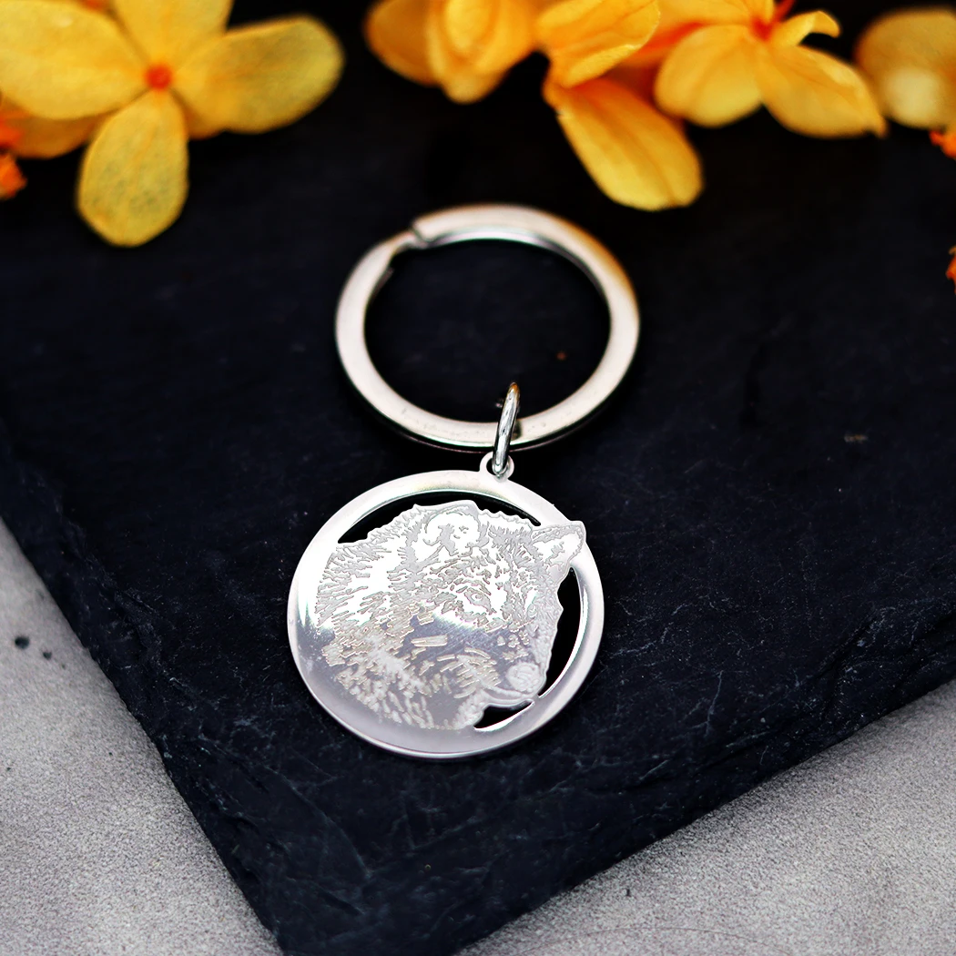 Брелок для ключей из нержавеющей стали