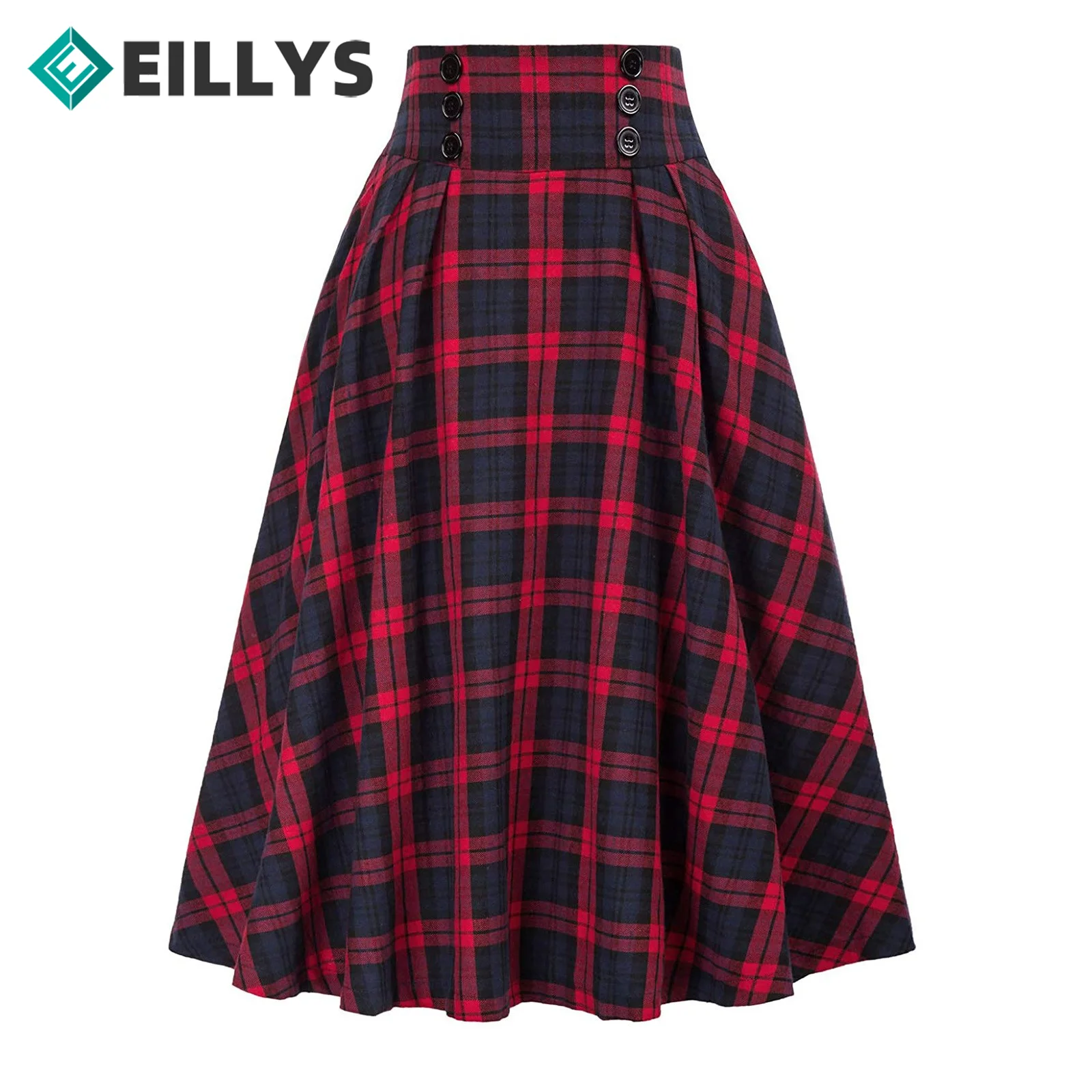 

Сексуальная трапециевидная японская юбка в стиле Харадзюку, винтажная Женская плиссированная юбка до колен, Женская плиссированная юбка для танцев и девушек, клетчатые юбки с высокой талией