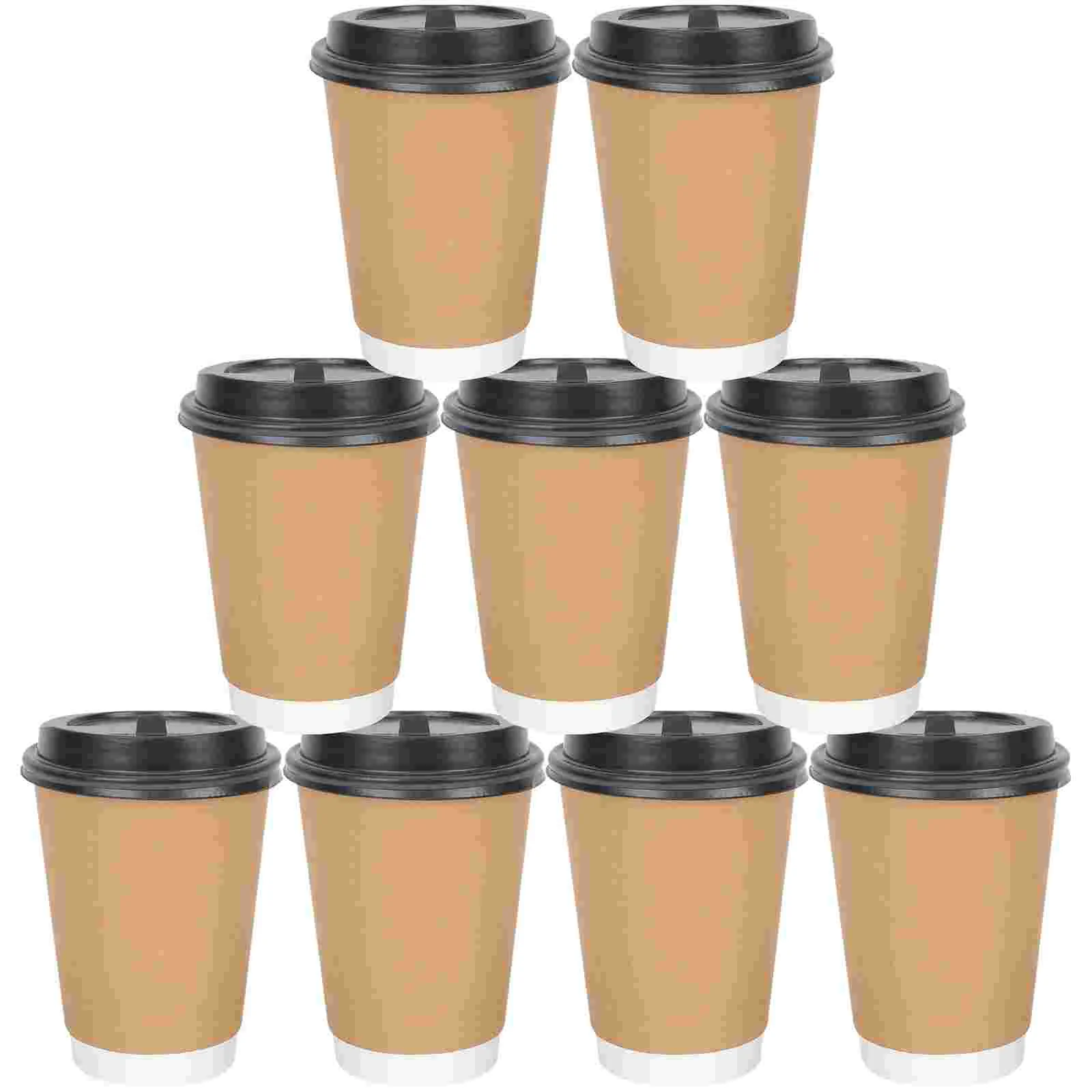 

100 Pcs Party Milk Cups Household Beverage Drinking Juice Packing Drinks Portable Paper Convenient