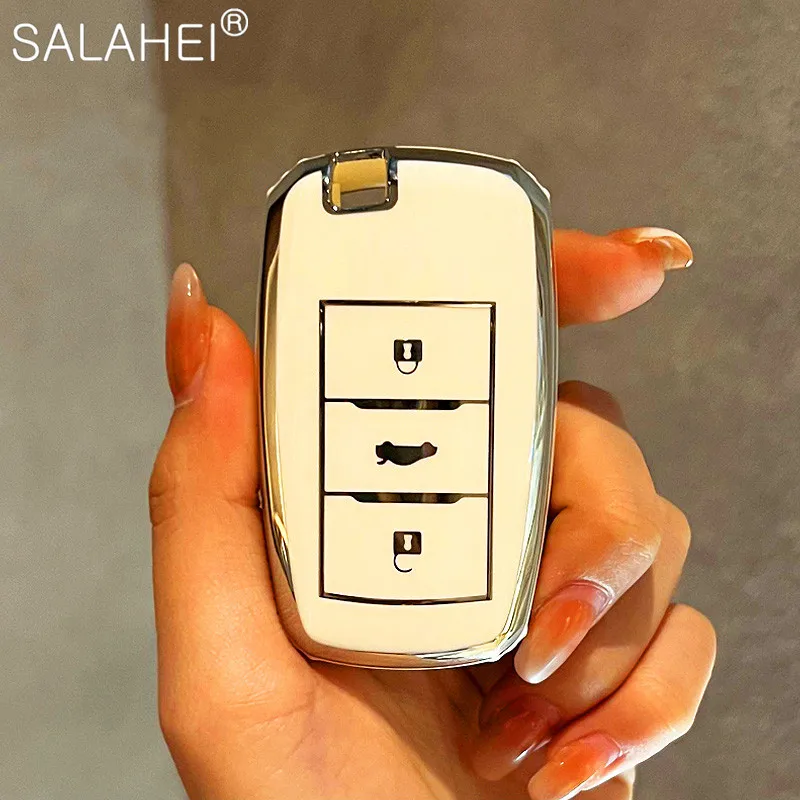 

New Full Cover Soft TPU Car Key Case For Changan Cs35plus Cs35 Cs15 Cs75 Cs95 Cx20 Cs1 Cv1 Alsvin V7 Raeton2018 Auto Accessories