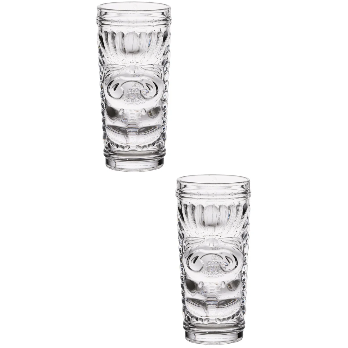 

2pcs Transparent Mug Glass Cup Cup Creative Cup