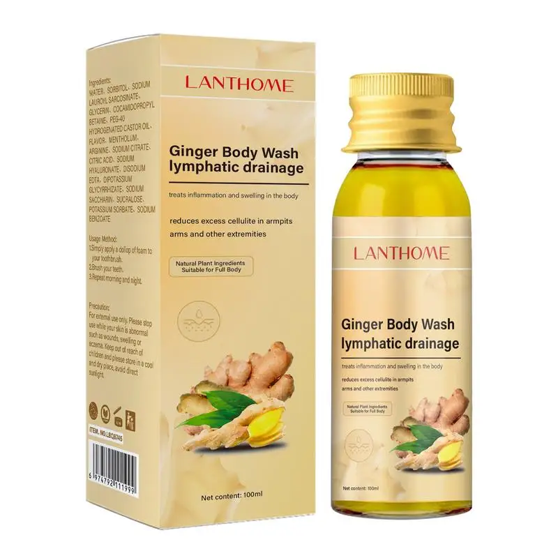

Органическое имбирное масло 100 мл, портативное имбирное масло для тела, Натуральный гель для душа для похудения, Многофункциональный Гель для умывания и укрепления кожи тела