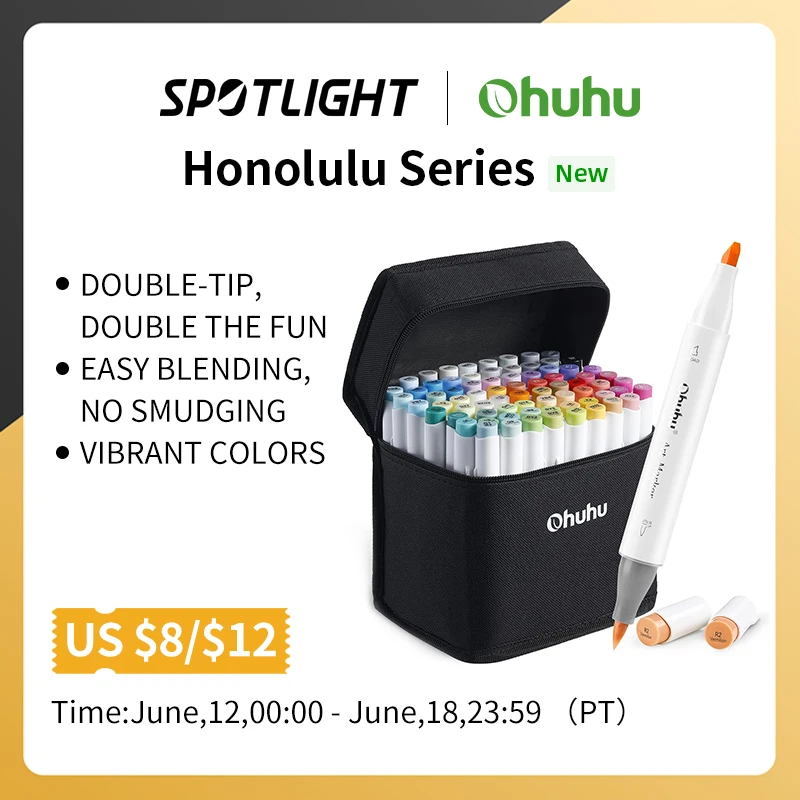 Ohuhu Markers 48 Colors Markers
