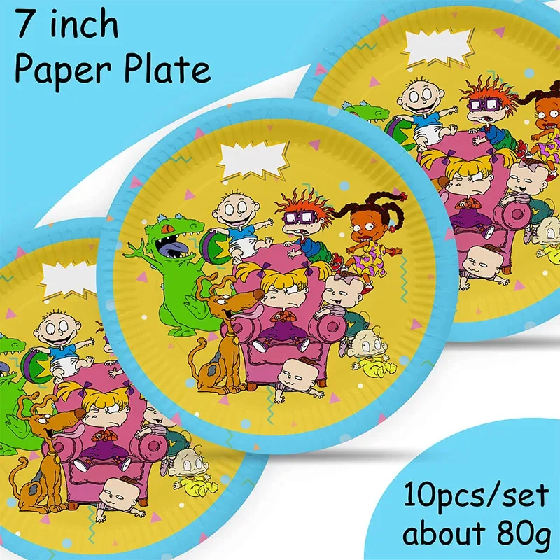 Rugratg gowild тема забавные украшения для дня рождения дети мальчик воздушный шар