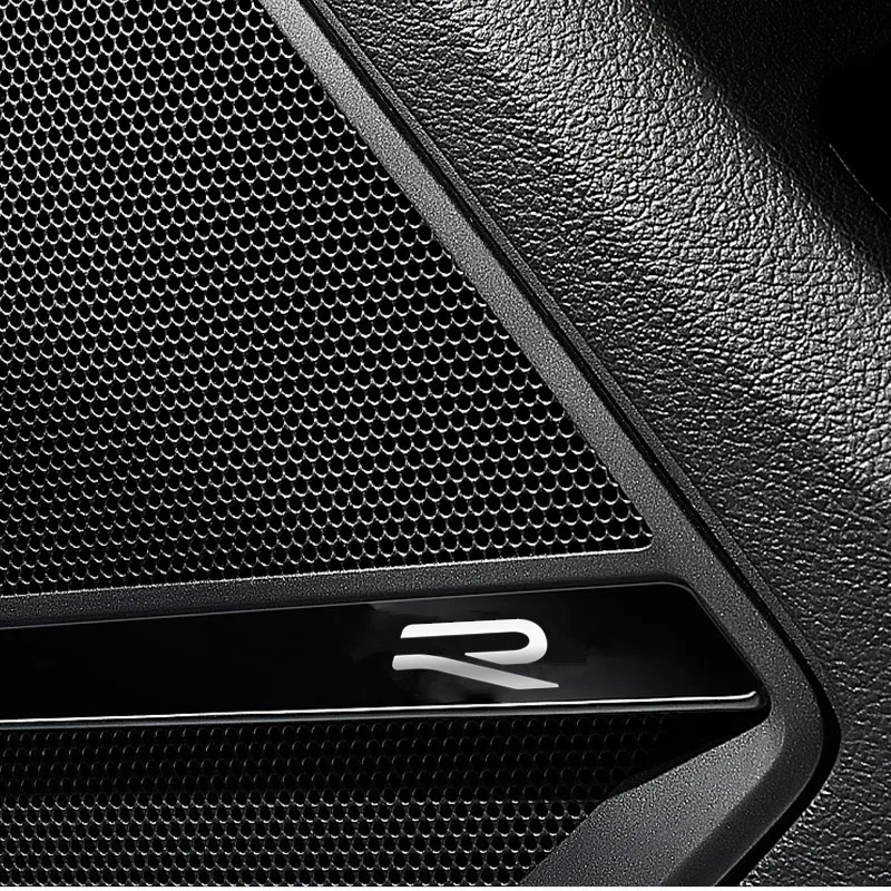 

VW Новая металлическая эмблема, автодекор, наклейки, светоотражающие новые R-логотипы, наклейки на стеклоочистители для VW Volkswagen Golf 8 MK8, аксессуары