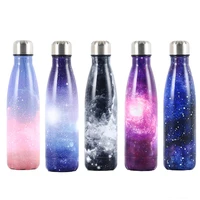 new star galaxy cola bottle stainless steel thermos cup creative gradients with handy cups thermos