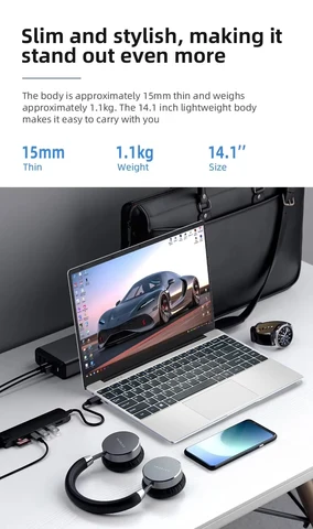 Ноутбук, 14.1", 12ГБ/1ТБ, Core i7, Windows