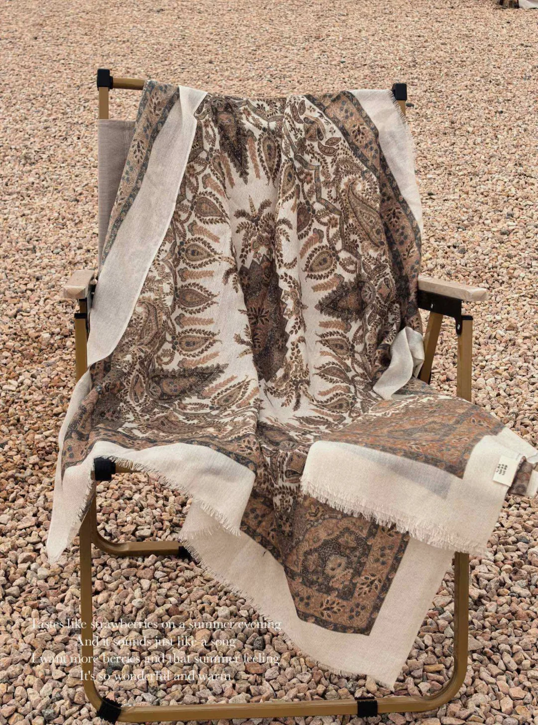 Женский 100% кашемировый шарф с принтом шаль цветочным узором кешью 140*140 см