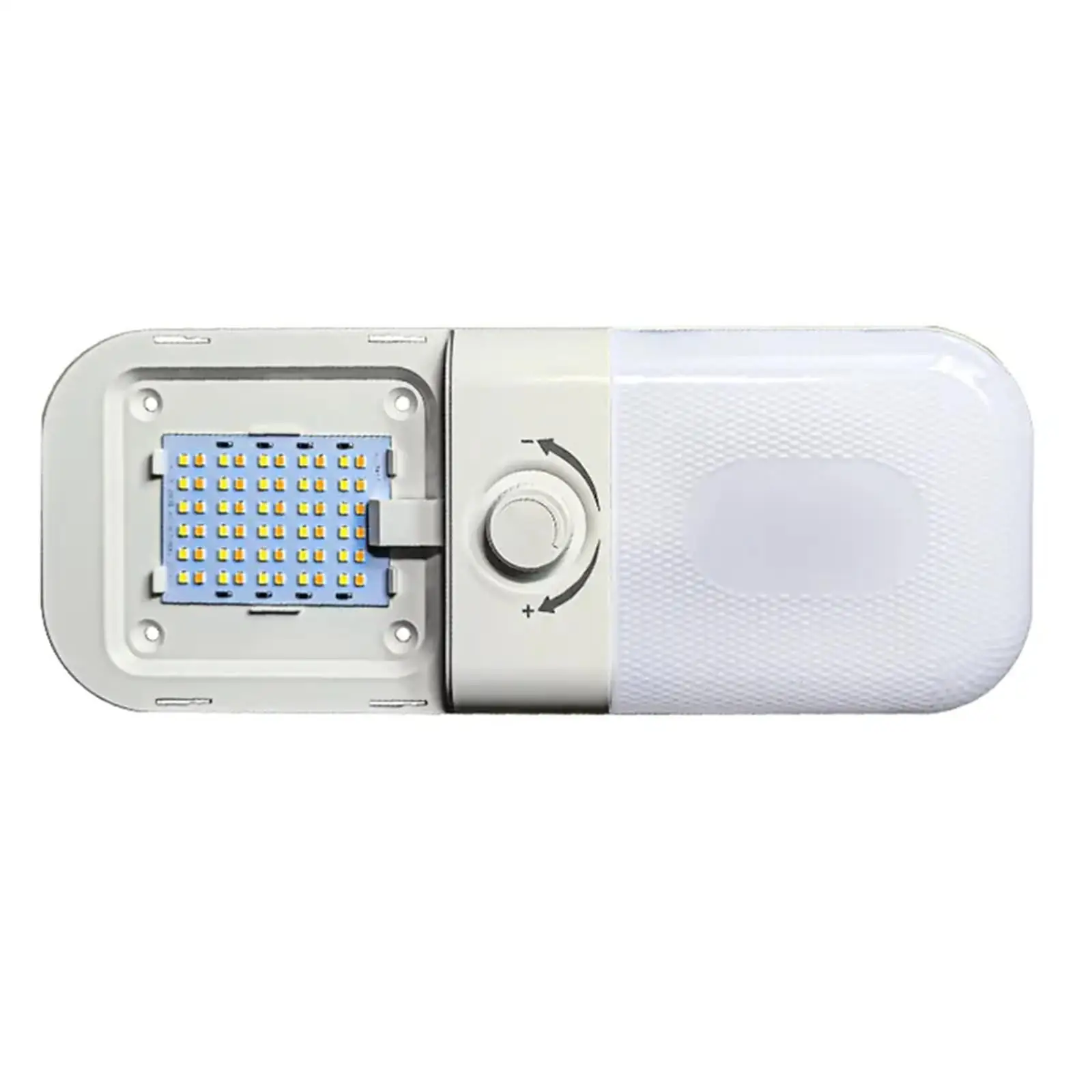 

RV Ceiling Light Lamp Dimmable Button Night Light Lighting Fixture LED RV Interior Light for Camper Light Trailer Truck