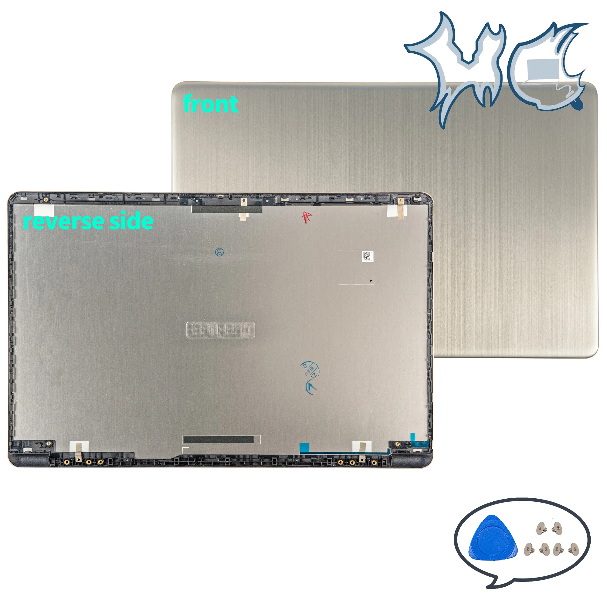НОВЫЙ металлический чехол для ASUS VivoBook S510U A510 A510U X510 F510U S510 F510 задняя крышка