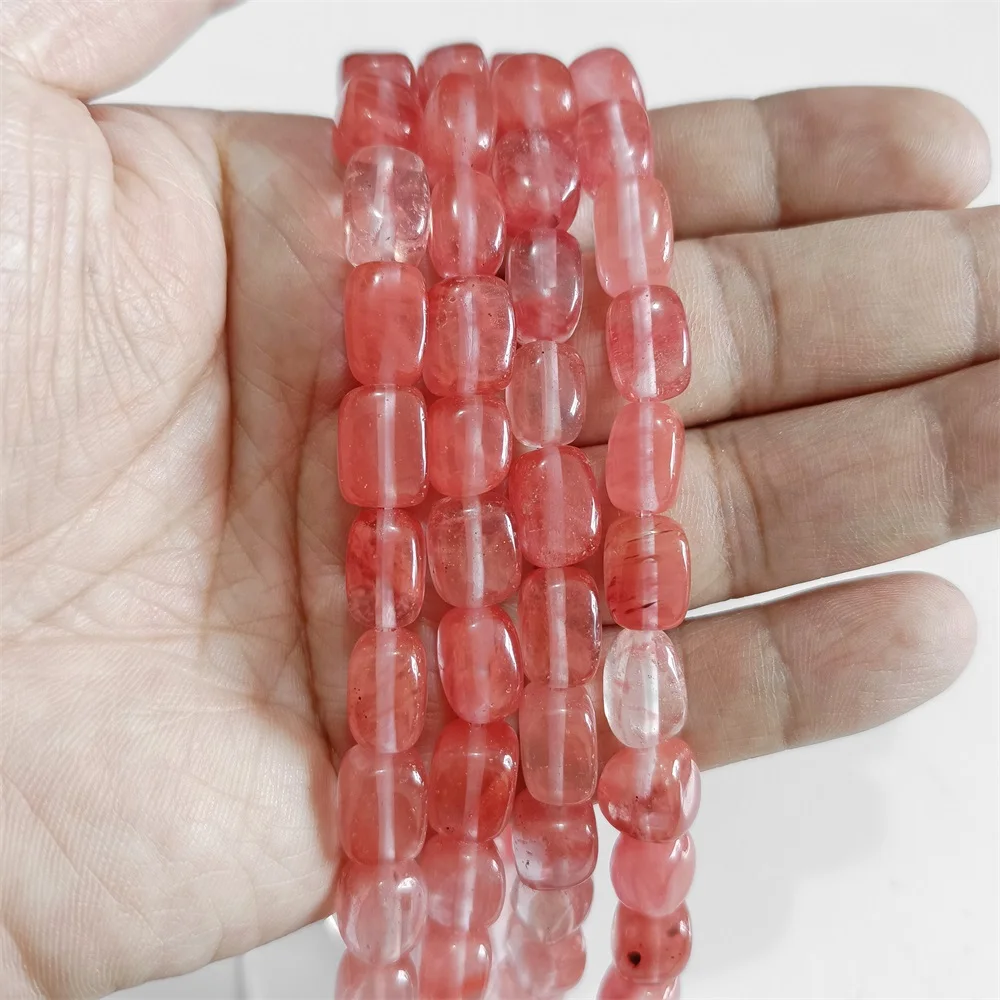 Оптовая продажа бусины из натурального гладкого Квадратного камня россыпью для