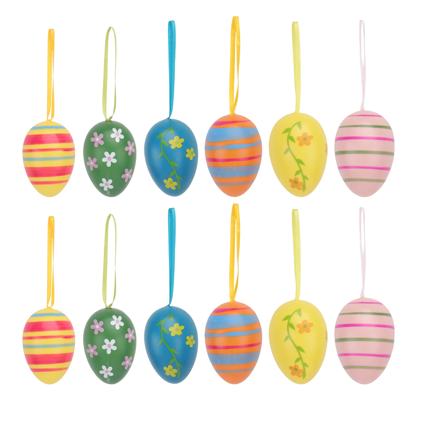 

12Pcs DIY Graffiti Easter Eggs Decorative Egg Props Children Toys (Random Style)