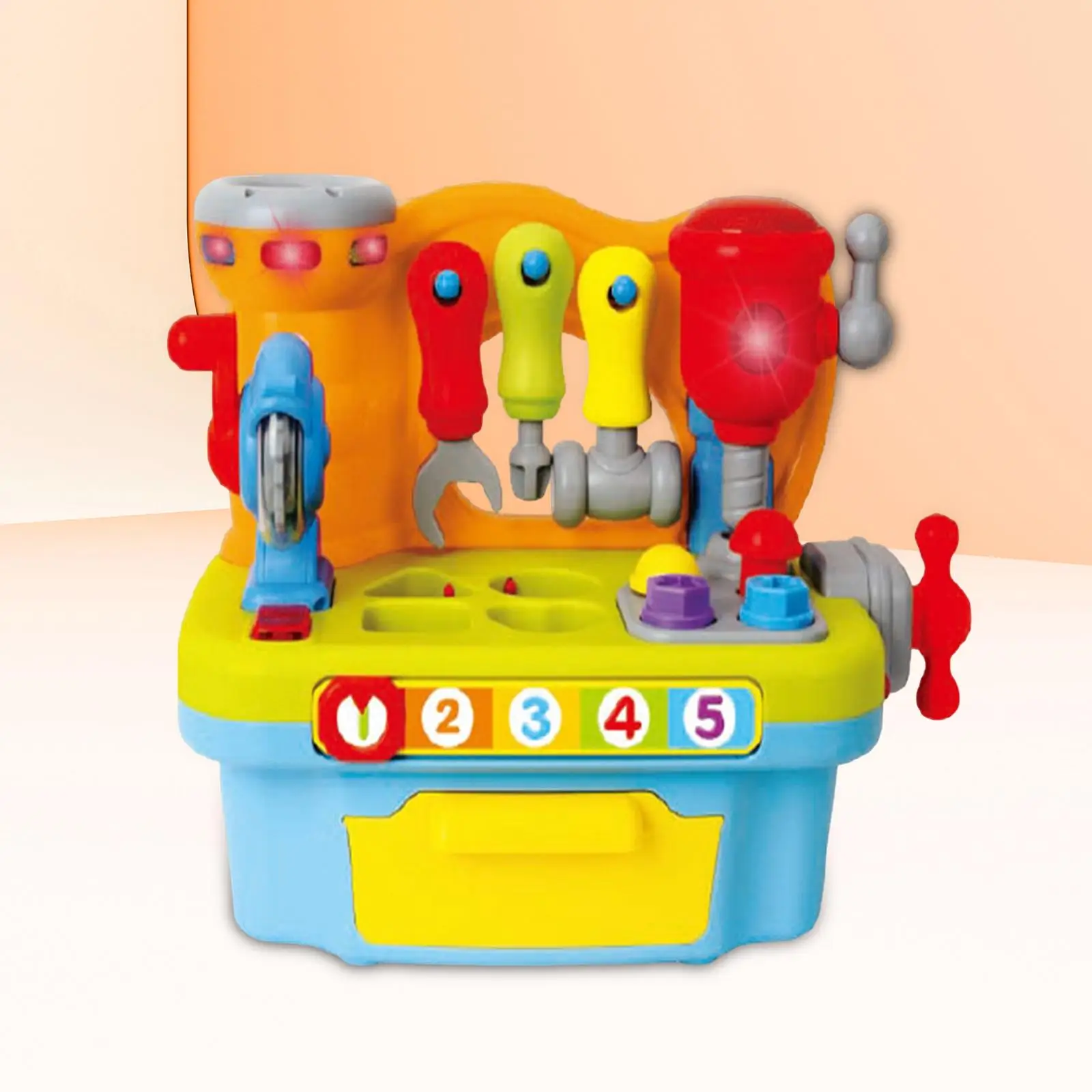 

Musical Workbench Toys Learning Toddler Game Fine Motor Skills Pretend